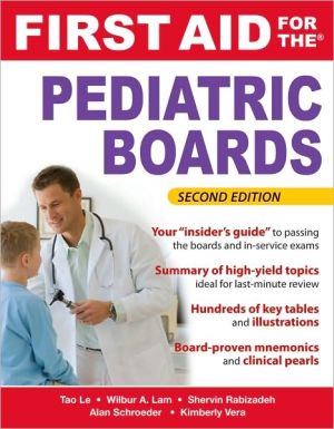 Book First Aid for the Pediatric Boards, Second Edition (First Aid Specialty Boards) free