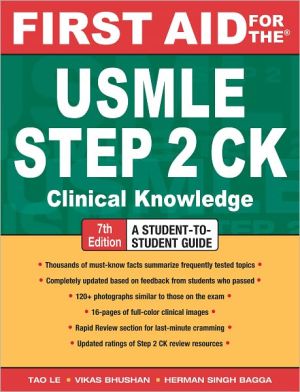 Book First Aid for the USMLE Step 2 CK, Seventh Edition free