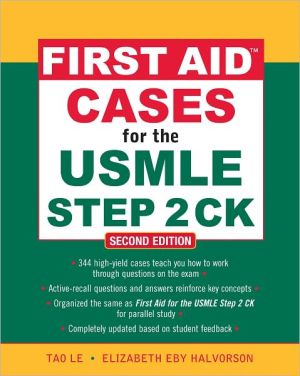 Book First Aid Cases for the USMLE Step 2 CK, Second Edition (First Aid USMLE) free