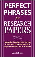 Book McGraw-Hill's Concise Guide to Writing Research Papers (Perfect Phrases Series) free