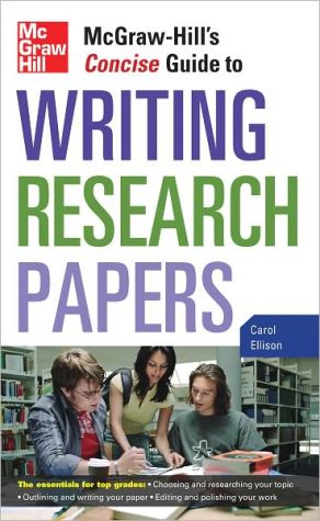 Book McGraw-Hill's Concise Guide to Writing Research Papers (Perfect Phrases Series) free