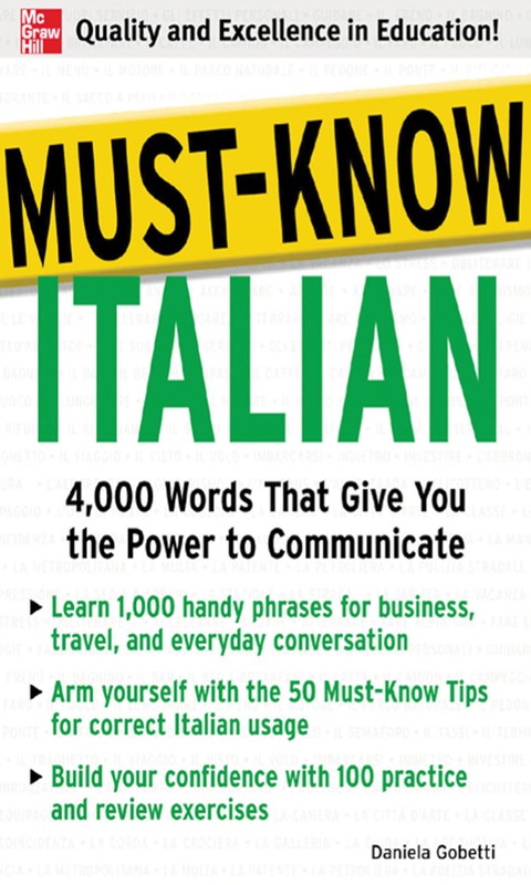 Book Must-Know Italian: 4,000 Words That Give You the Power to Communicate free