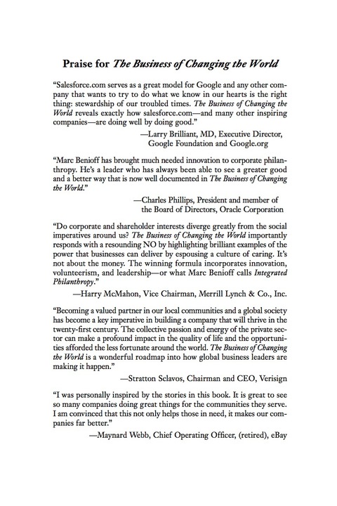 Book The Business of Changing the World: Twenty Great Leaders on Strategic Corporate Philanthropy free