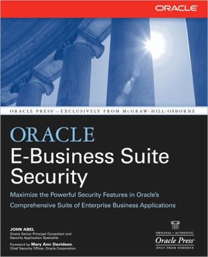 Book Oracle E-Business Suite Security (Oracle Press) free