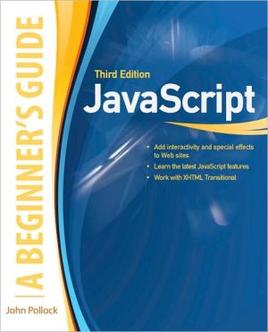 Book JavaScript, A Beginner's Guide, Third Edition free