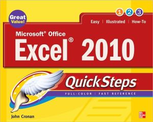 Book Microsoft Office Excel 2010 QuickSteps free