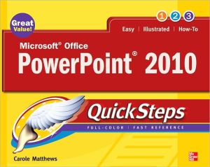 Book Microsoft Office PowerPoint 2010 QuickSteps free