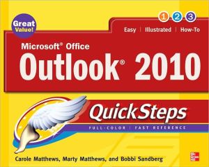 Book Microsoft Office Outlook 2010 QuickSteps free