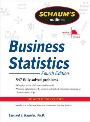Book Schaum's Outline of Business Statistics, Fourth Edition (Schaum's Outlines) free