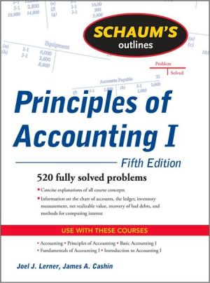 Book Schaum's Outline of Principles of Accounting I, Fifth Edition (Schaum's Outlines) free