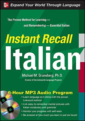 Book Instant Recall Italian, 6-Hour MP3 Audio Program free