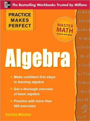 Book Practice Makes Perfect Algebra free