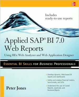 Book Applied SAP BI 7.0 Web Reports: Using BEx Web Analyzer and Web Application Designer free