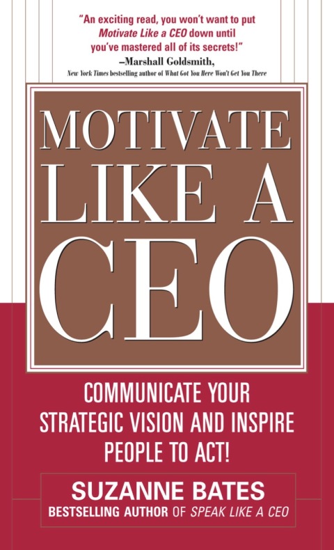 Book Motivate Like a CEO: Communicate Your Strategic Vision and Inspire People to Act! free