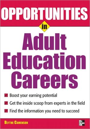 Book Opportunities in Adult Education (Opportunities in ... (Paperback)) free