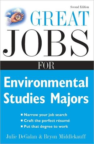 Book Great Jobs for Environmental Studies Majors (Great Jobs Series) free