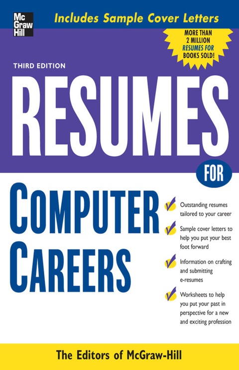 Book Resumes for Computer Careers (McGraw-Hill Professional Resumes) free
