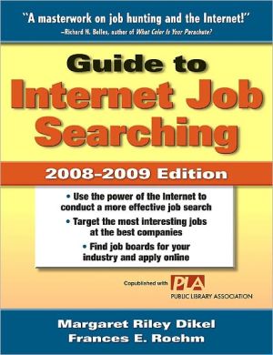 Book Guide to Internet Job Searching 2008-2009 free