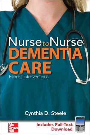 Book Nurse to Nurse Dementia Care free