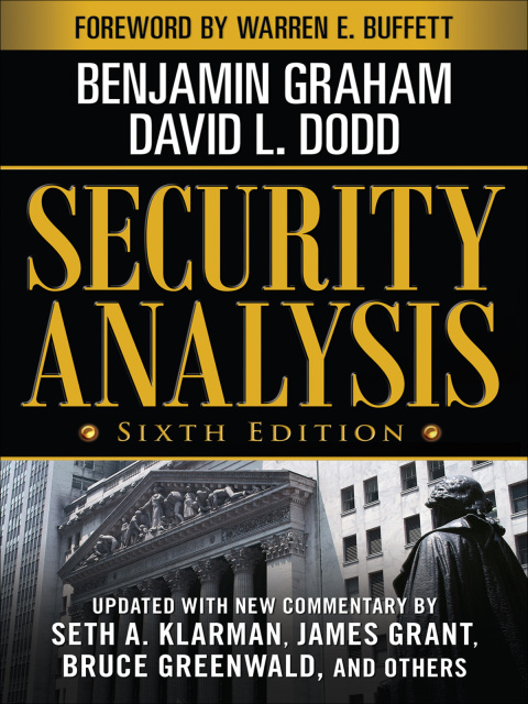 Book Security Analysis: Sixth Edition, Foreword by Warren Buffett (Security Analysis Prior Editions) free