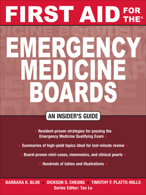 Book First Aid for the Emergency Medicine Boards free