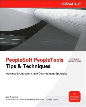 Book PeopleSoft PeopleTools Tips & Techniques (Oracle Press) free
