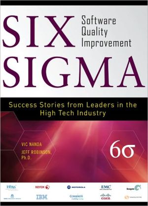 Book Six Sigma Software Quality Improvement free