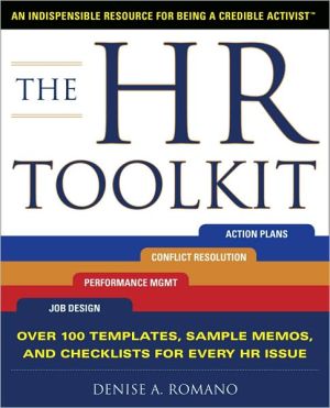 Book The HR Toolkit: An Indispensable Resource for Being a Credible Activist free