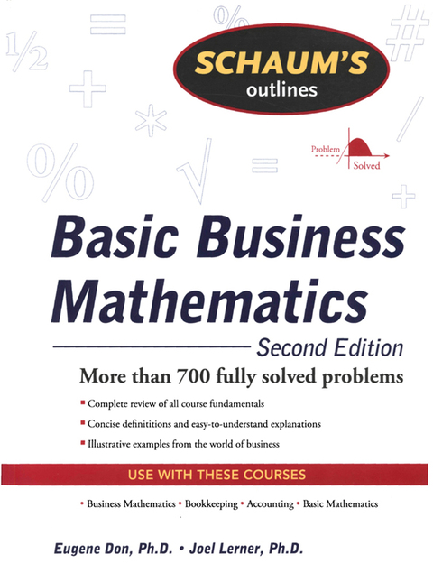 Book Schaum's Outline of Basic Business Mathematics, 2ed (Schaum's Outlines) free