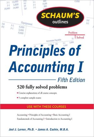 Book Schaum's Outline of Principles of Accounting I, Fifth Edition (Schaum's Outlines) free