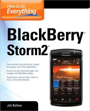 Book How to Do Everything BlackBerry Storm2 free