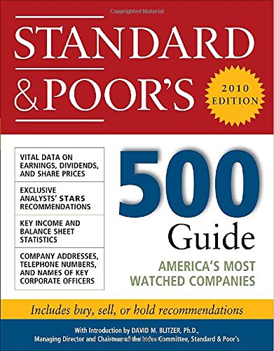 Book Standard & Poor's 500 Guide, 2010 Edition (Standard & Poor's 500 Guide) free