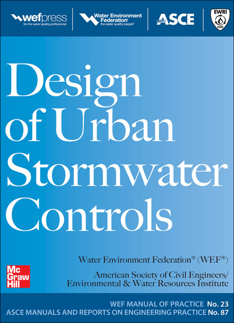 Book Design of Urban Stormwater Controls, MOP 23 free