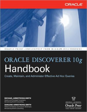 Book Oracle Discoverer 10g Handbook free