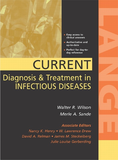 Book CURRENT Diagnosis & Treatment in Infectious Diseases (LANGE CURRENT Series) free