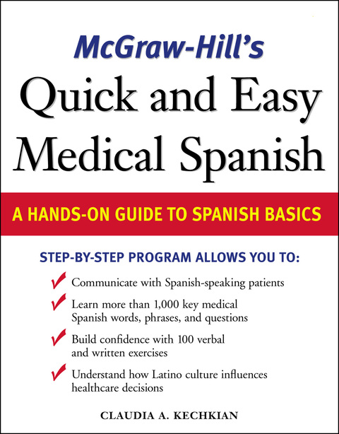 Book McGraw-Hill's Quick and Easy Medical Spanish free