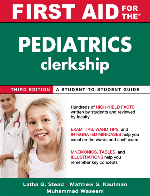 Book First Aid for the Pediatrics Clerkship, Third Edition free