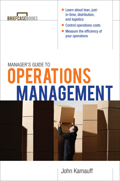 Book Manager's Guide to Operations Management (Briefcase Books (Paperback)) free