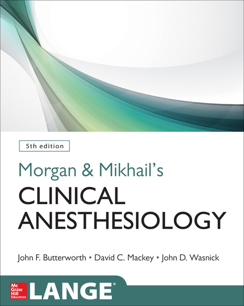 Book Morgan and Mikhail's Clinical Anesthesiology, 5th edition free