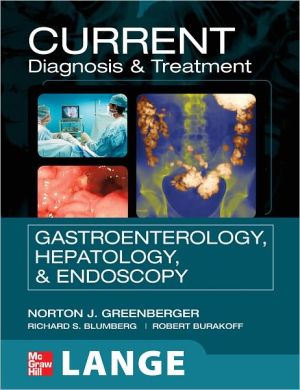 Book CURRENT Diagnosis & Treatment Gastroenterology, Hepatology, & Endoscopy free
