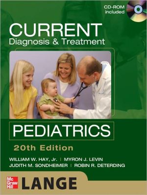 Book CURRENT Diagnosis and Treatment Pediatrics, Twentieth Edition free