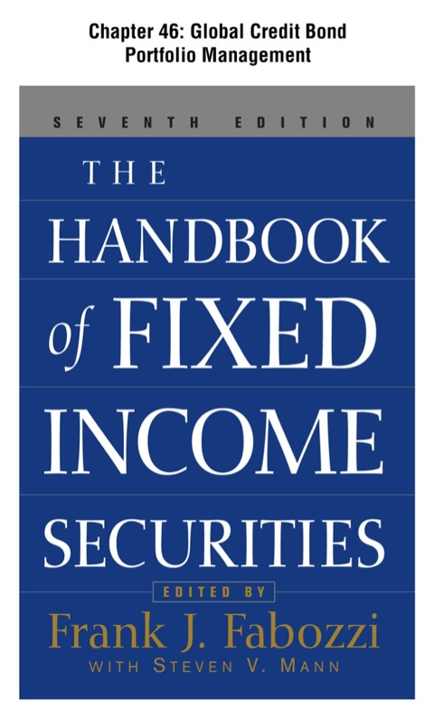 Book The Handbook of Fixed Income Securities, Chapter 46 - Global Credit Bond Portfolio Management free