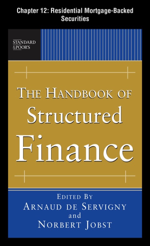 Book The Handbook of Structured Finance, Chapter 12 - Residential Mortgage-Backed Securities free
