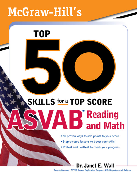 Book McGraw-Hill's Top 50 Skills For A Top Score: ASVAB Reading and Math: ASVAB Reading and Math with CD-ROM free