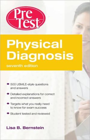 Book Physical Diagnosis PreTest Self Assessment and Review, Seventh Edition free