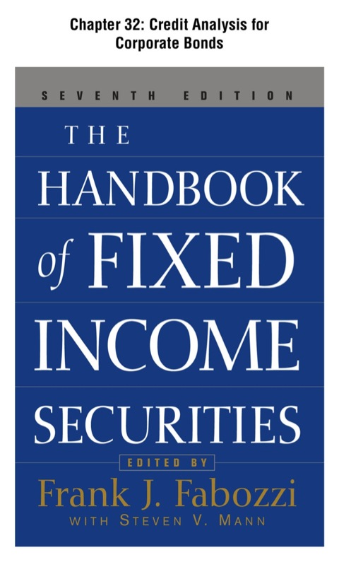 Book The Handbook of Fixed Income Securities, Chapter 32 - Credit Analysis for Corporate Bonds free