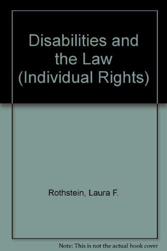 Book Disabilities and the Law (Individual Rights) free