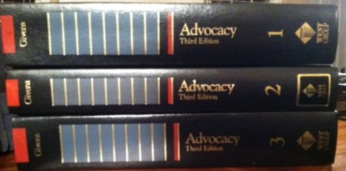 Book Advocacy, the Art of Pleading a Cause (Trial Practice Series) free