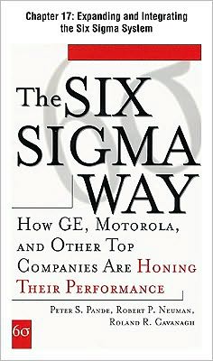 Book The Six Sigma Way, Chapter 17 - Expanding and Integrating the Six Sigma System free