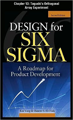Book Design for Six Sigma: Taguchi's Orthogonal Array Experiment free